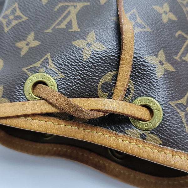 NOÉ BB Monogram Coated Canvas Brown