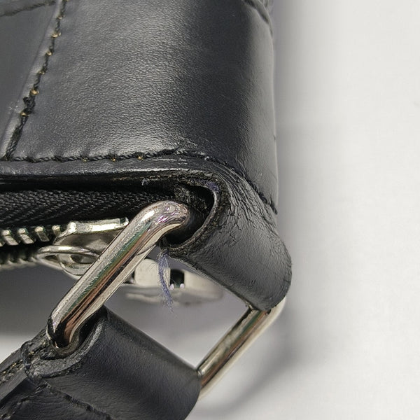 MICK Damier Graphite Coated Canvas Gray