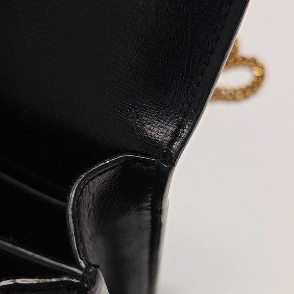 SUNSET Medium Calfskin Black