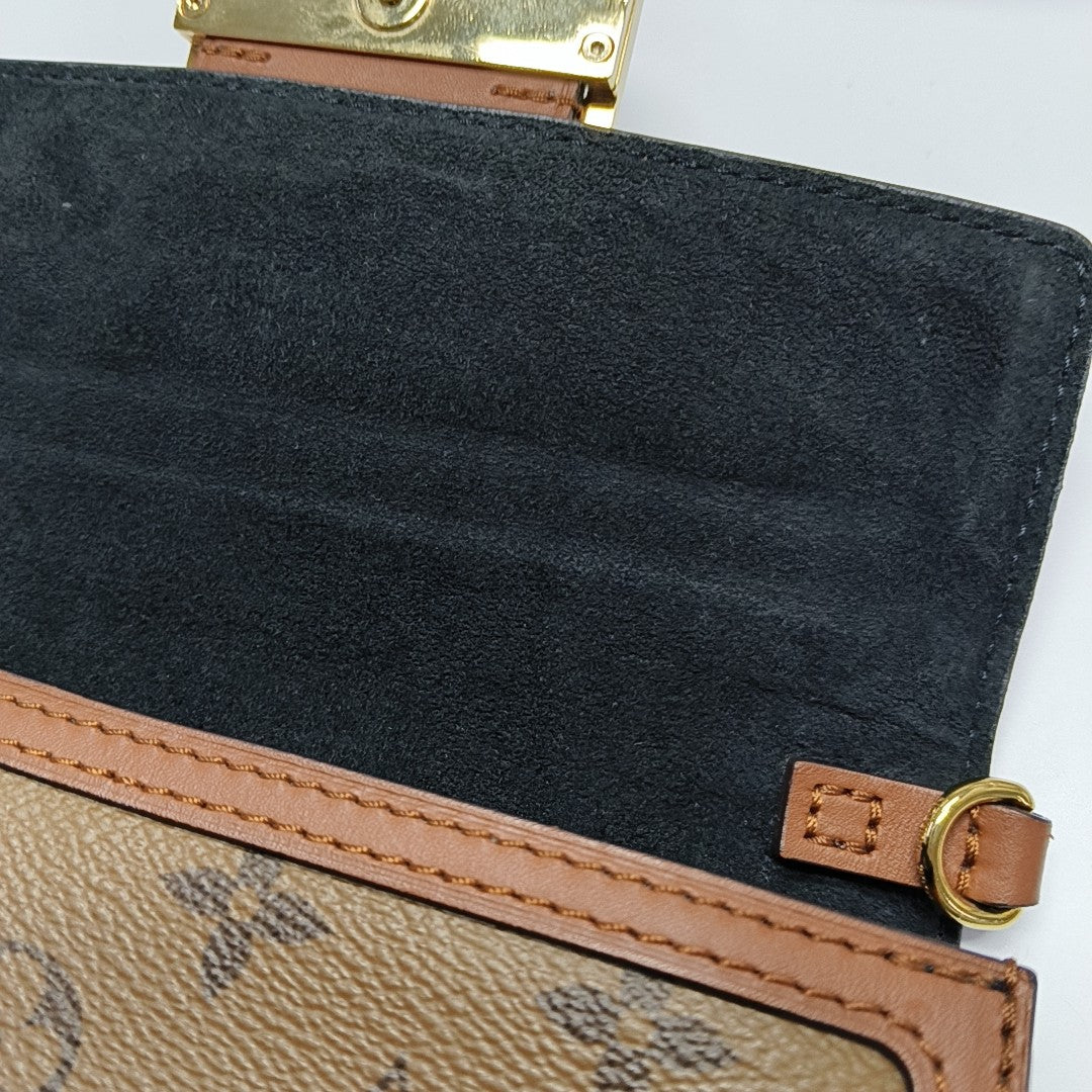 DAUPHINE WOC Monogram Coated Canvas Brown