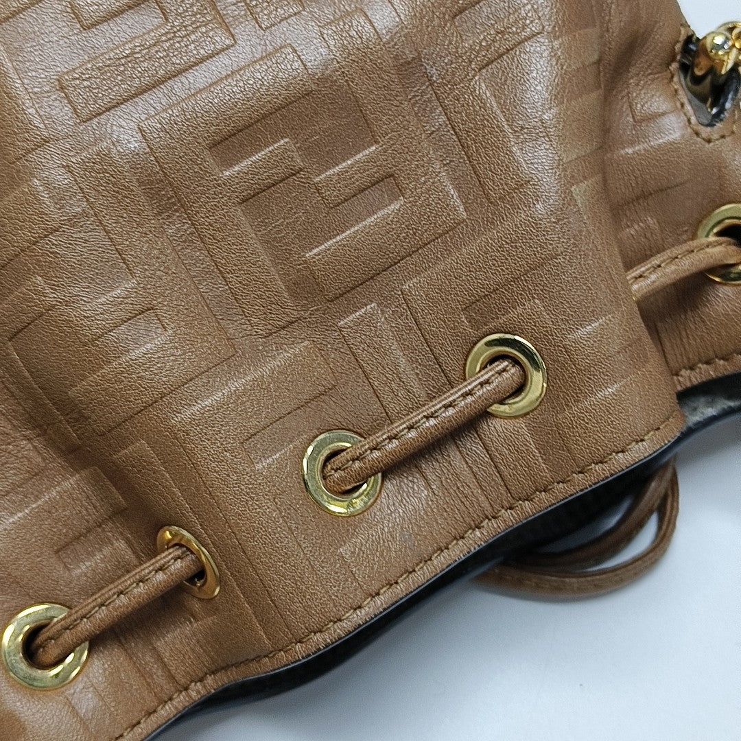 Mon Tresor Mini Calfskin Brown
