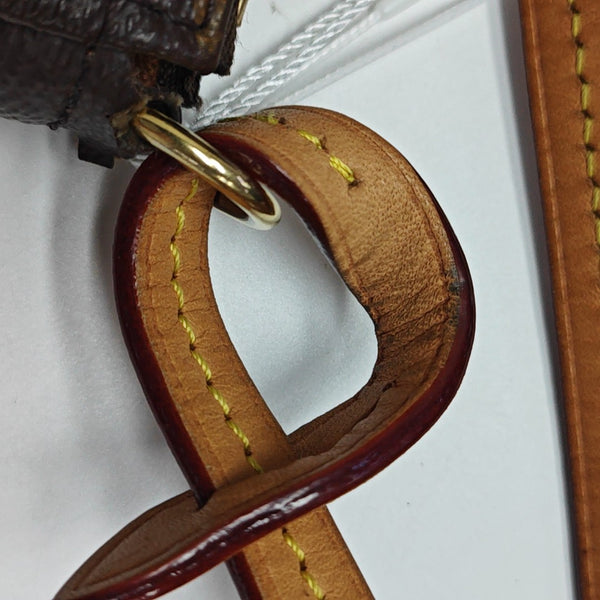 ACCESSOIRES GM Monogram Coated Canvas Brown
