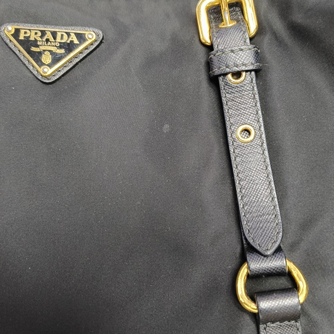 Nylon Tote Bag Black