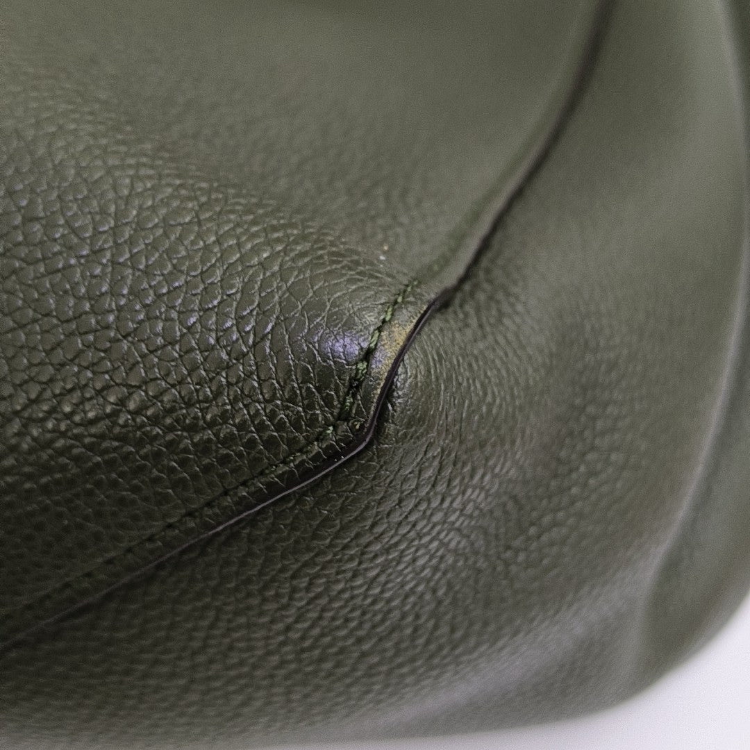 CABAS PHANTOM Small Calfskin Green