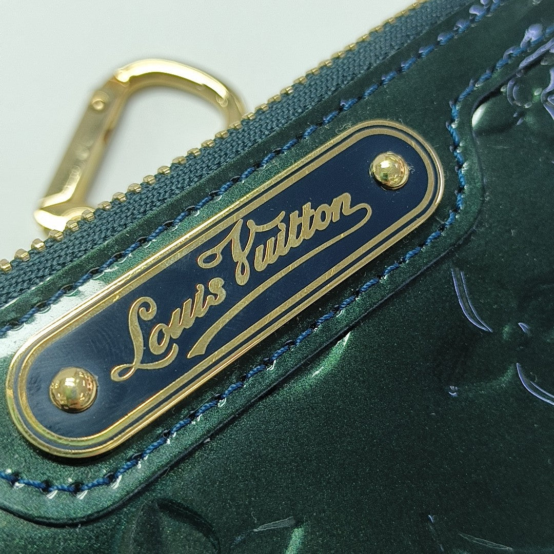 Patent Leather Coin Purse Green