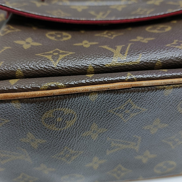 EXCENTRI-CITE Monogram Coated Canvas Brown