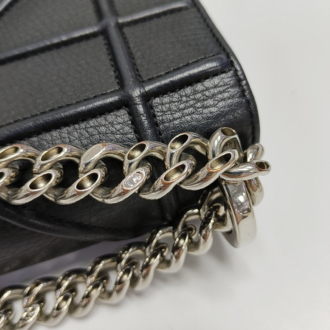 Diorama Small Calfskin Black