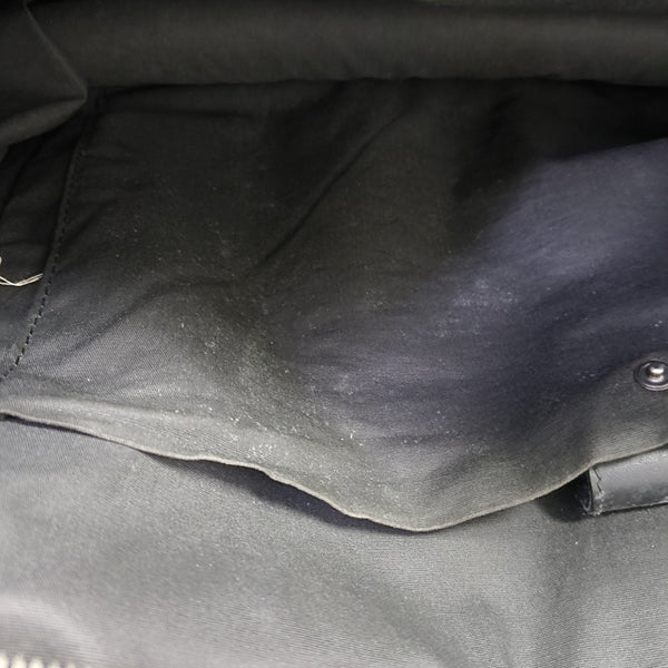Calfskin Top Handle Bag Black