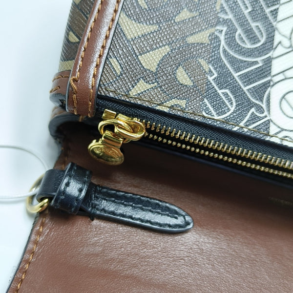 Crossbody Bag Coated Canvas Multicolor