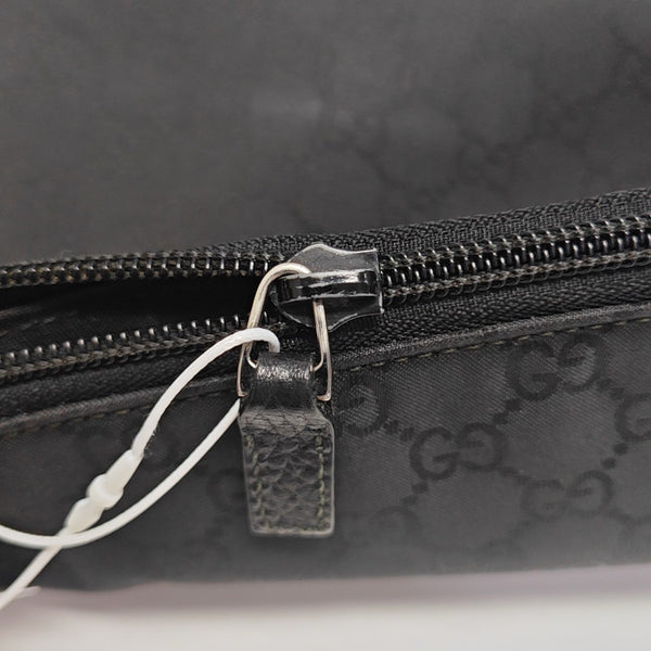Monogram Canvas Shoulder Bag Black