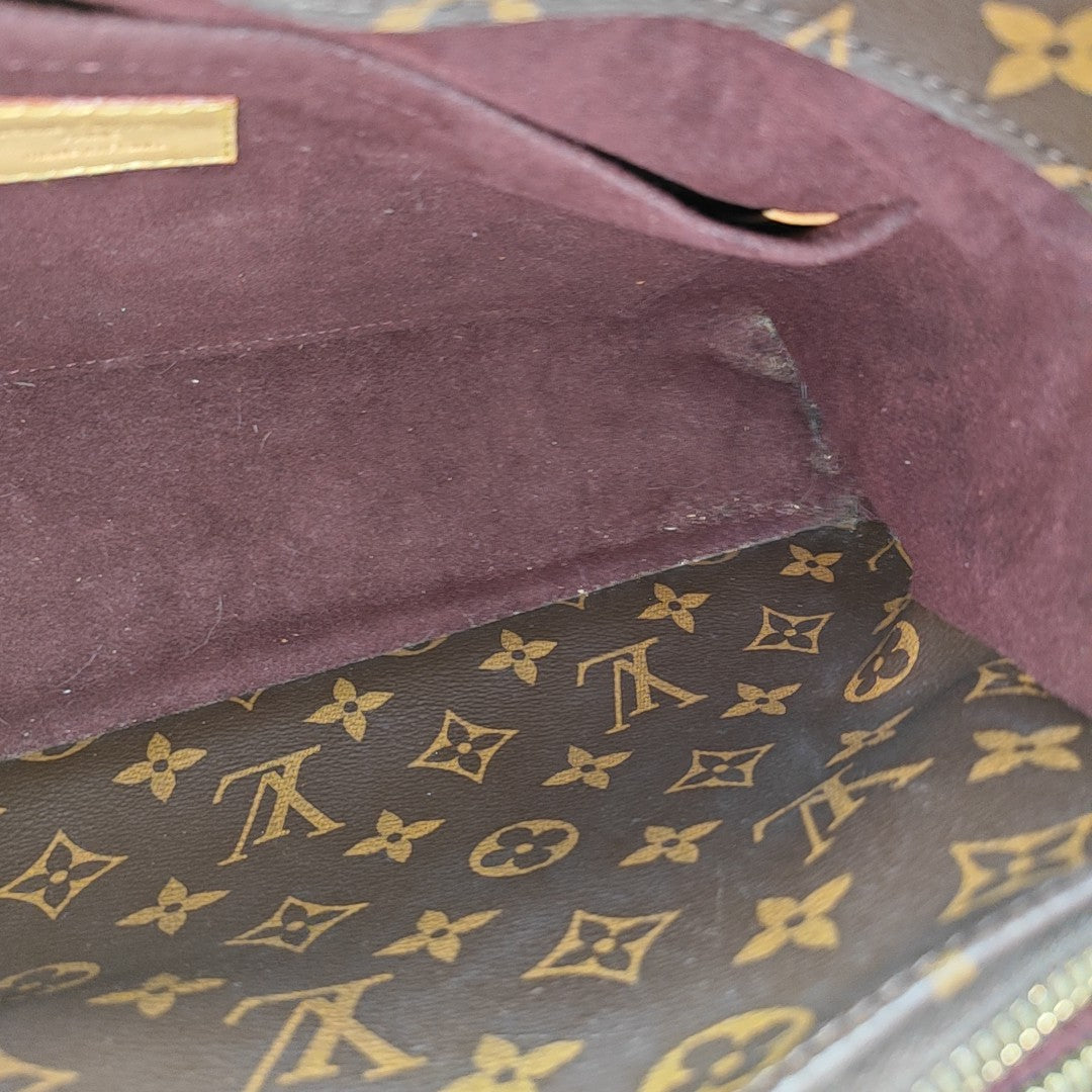 MONTAIGNE Monogram Coated Canvas Brown
