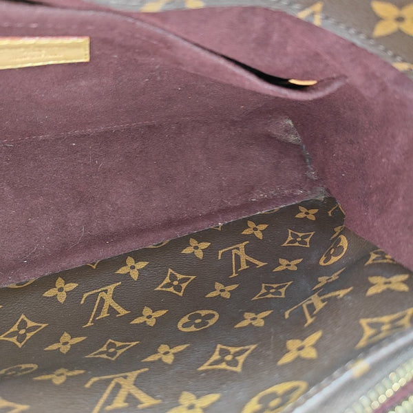 MONTAIGNE Monogram Coated Canvas Brown
