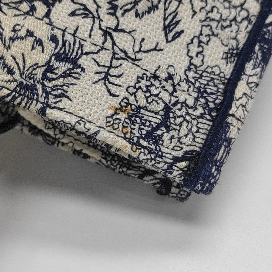 Book Tote Medium Canvas Blue