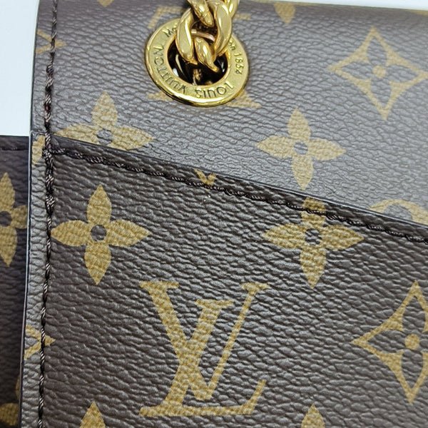 PASSY Monogram Coated Canvas Brown