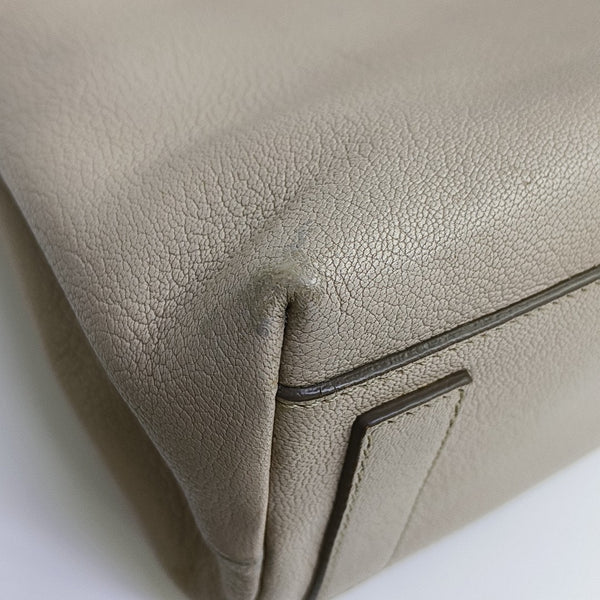 Calfskin Shoulder Bag Beige