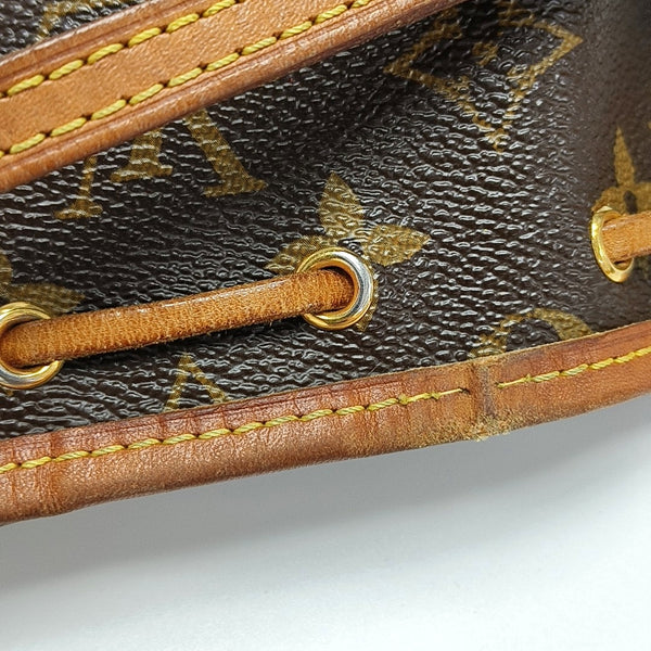 NÉONOÉ Nano Monogram Coated Canvas Brown
