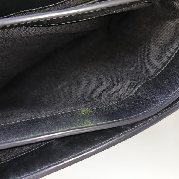 Calfskin Shoulder Bag Black