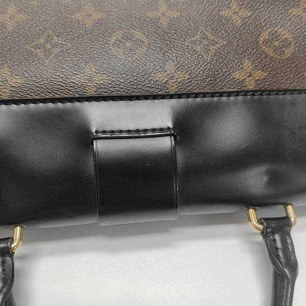 ONE HANDLE Monogram Coated Canvas Brown