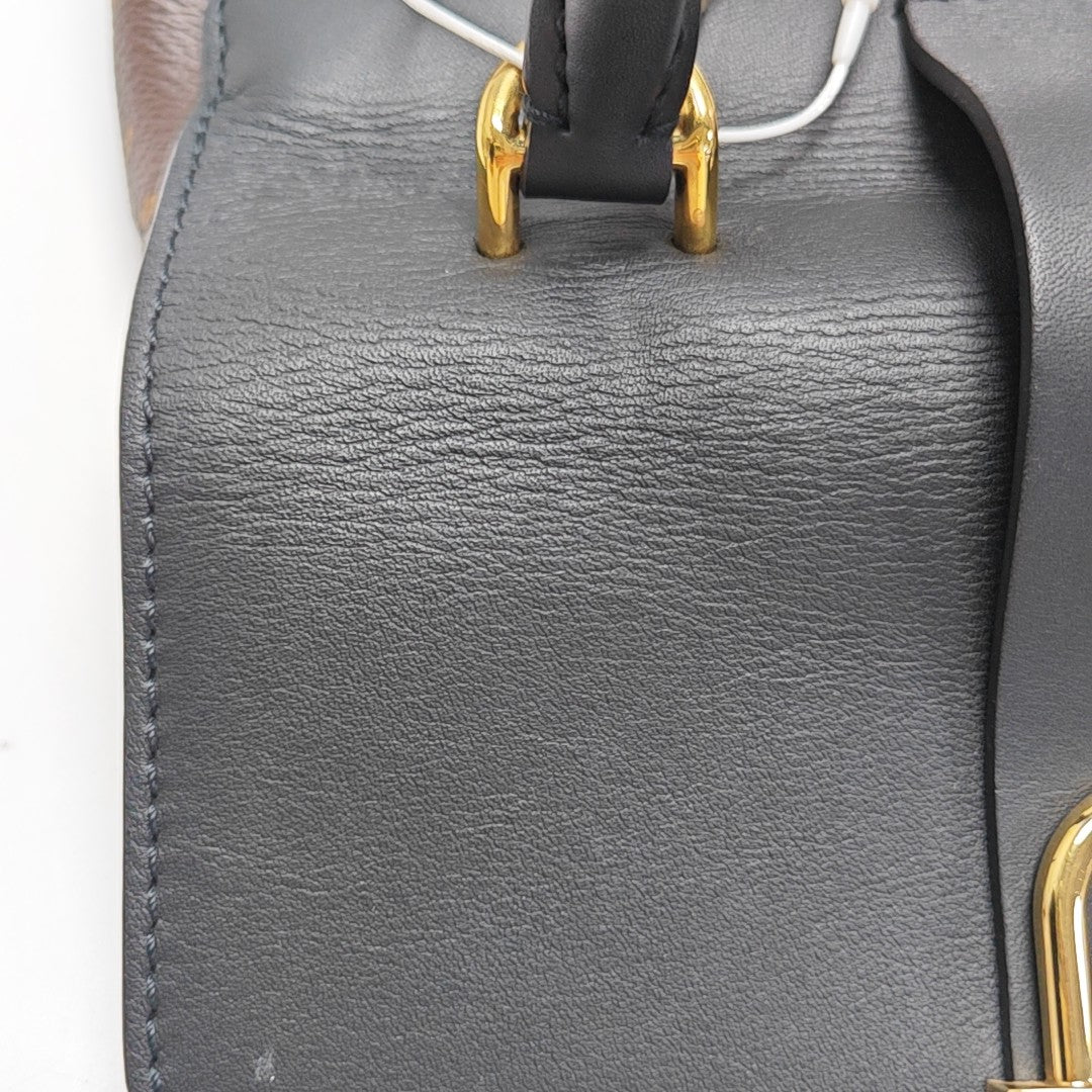 LOCKY BB Monogram Coated Canvas Brown