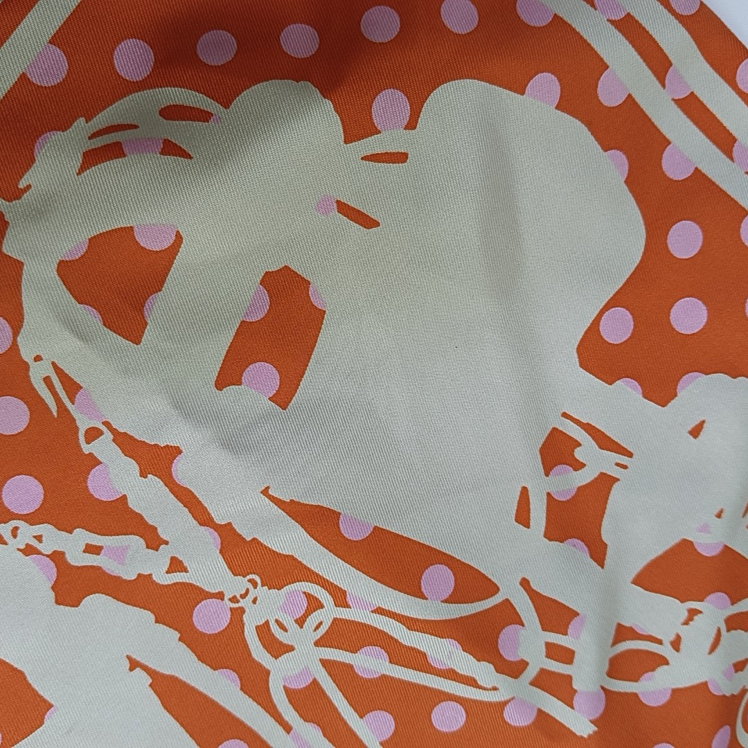 Silky City Fabric Orange