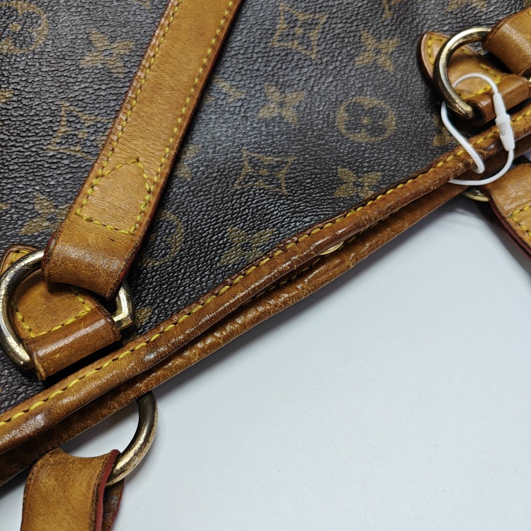 BATIGNOLLES GM Monogram Coated Canvas Brown