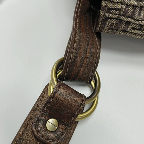 Canvas Shoulder Bag Brown