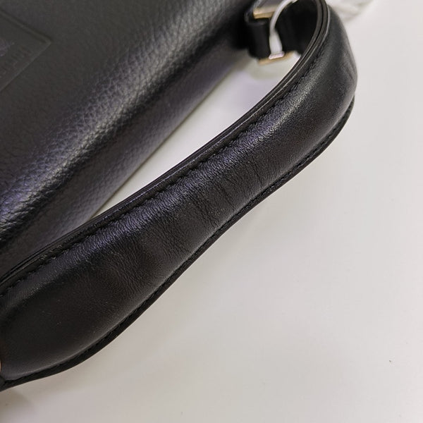 Calfskin Top Handle Bag Black