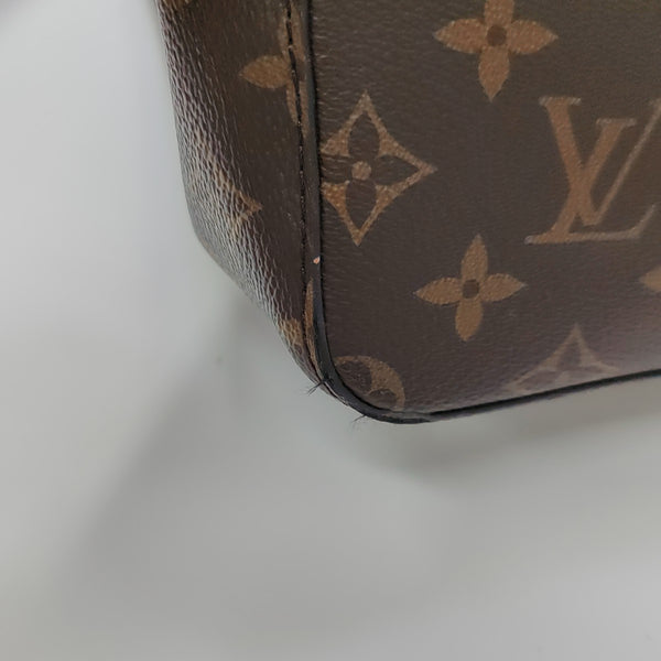 NÉONOÉ MM Monogram Coated Canvas Brown
