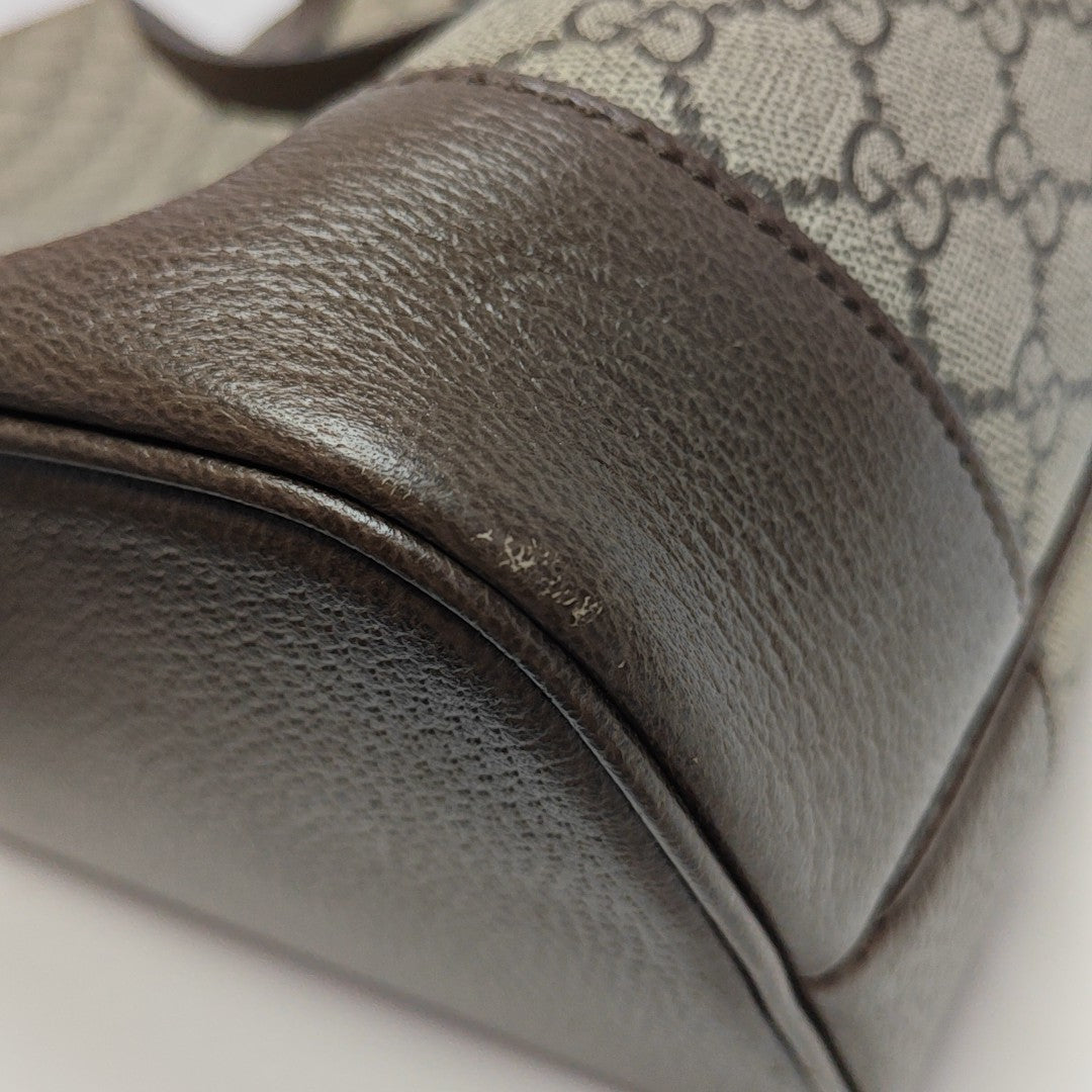 Monogram Coated Canvas Top Handle Bag Beige