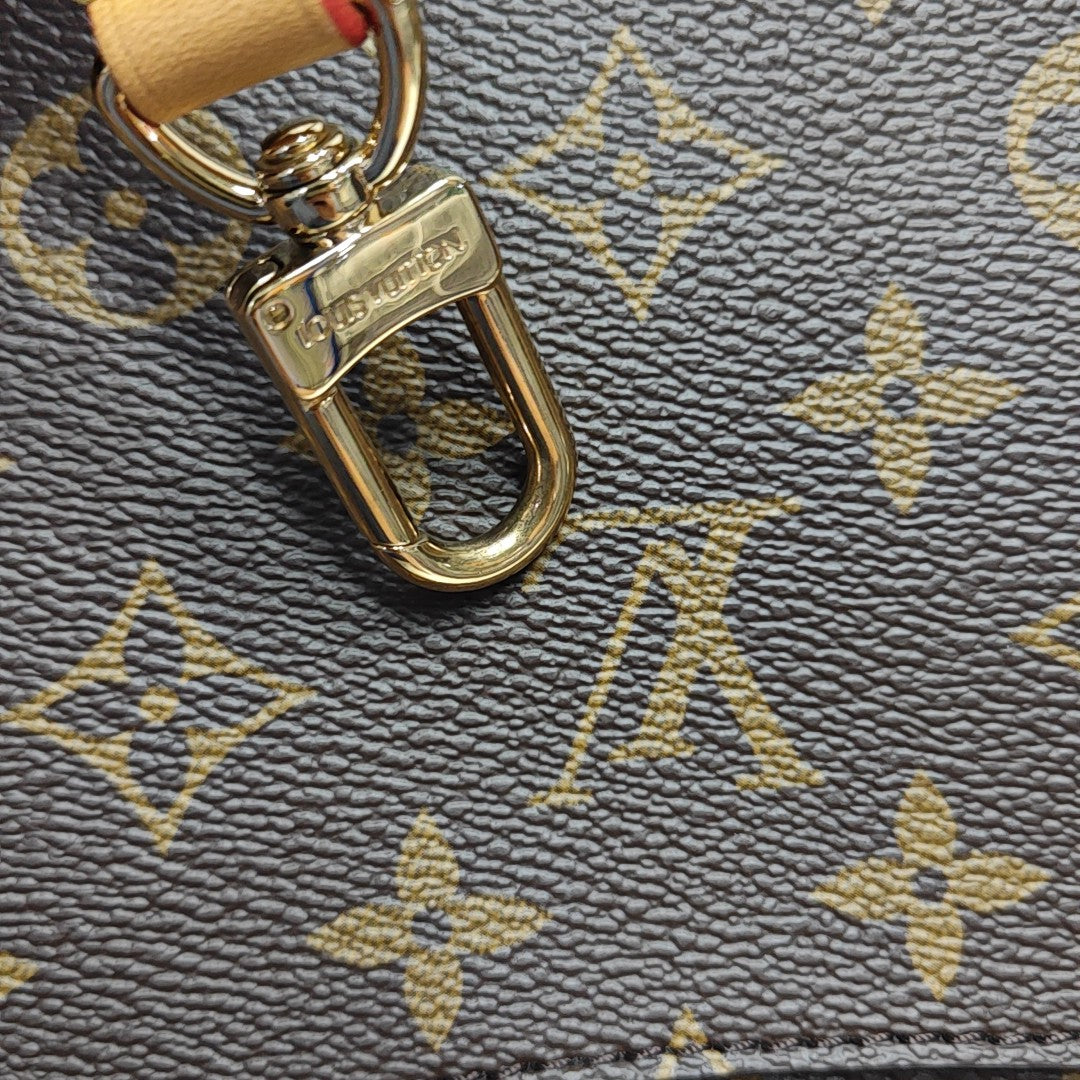 DIANE Monogram Coated Canvas Brown