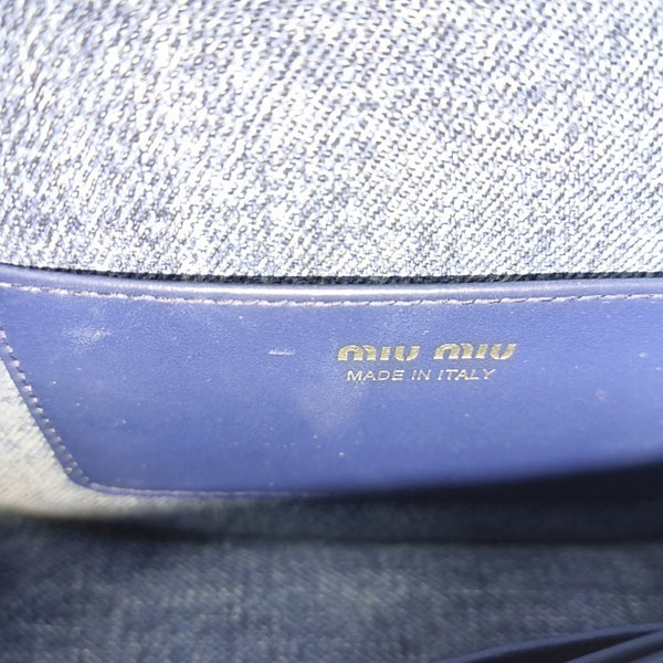 Matelassé Mini Denim Blue