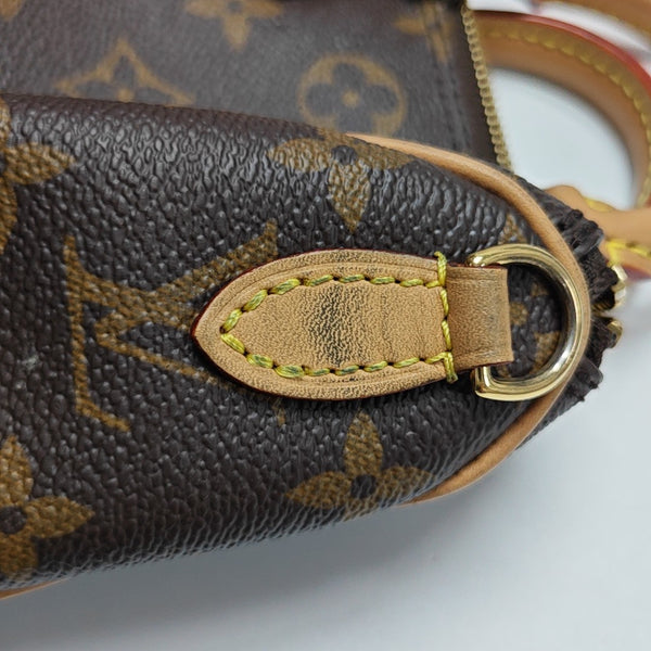 SPEEDY Nano Monogram Coated Canvas Brown