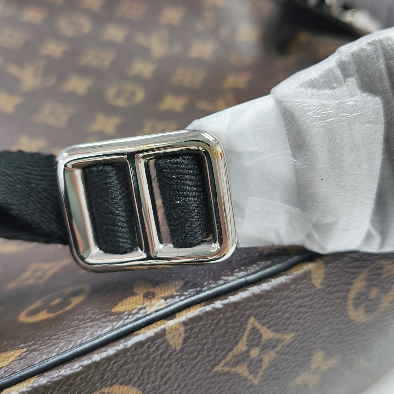CHRISTOPHER MM Monogram Coated Canvas Brown