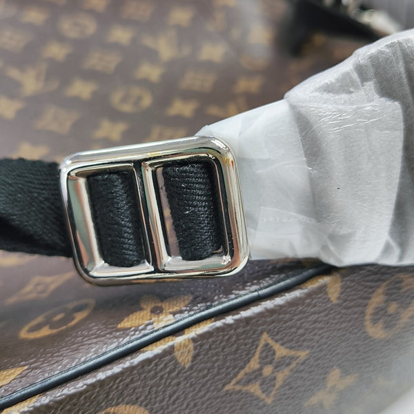CHRISTOPHER MM Monogram Coated Canvas Brown