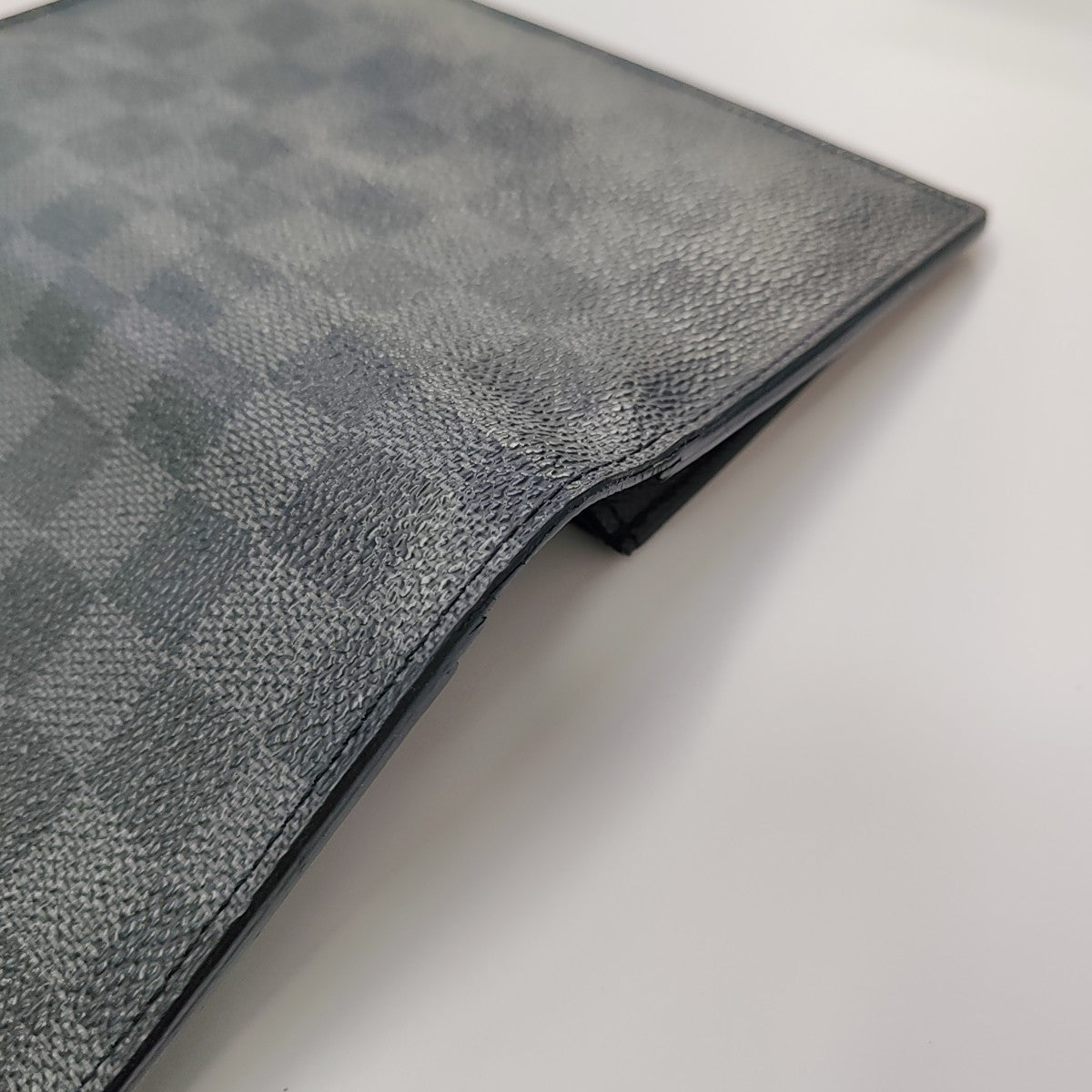 BRAZZA Damier Graphite Coated Canvas Black Wallet