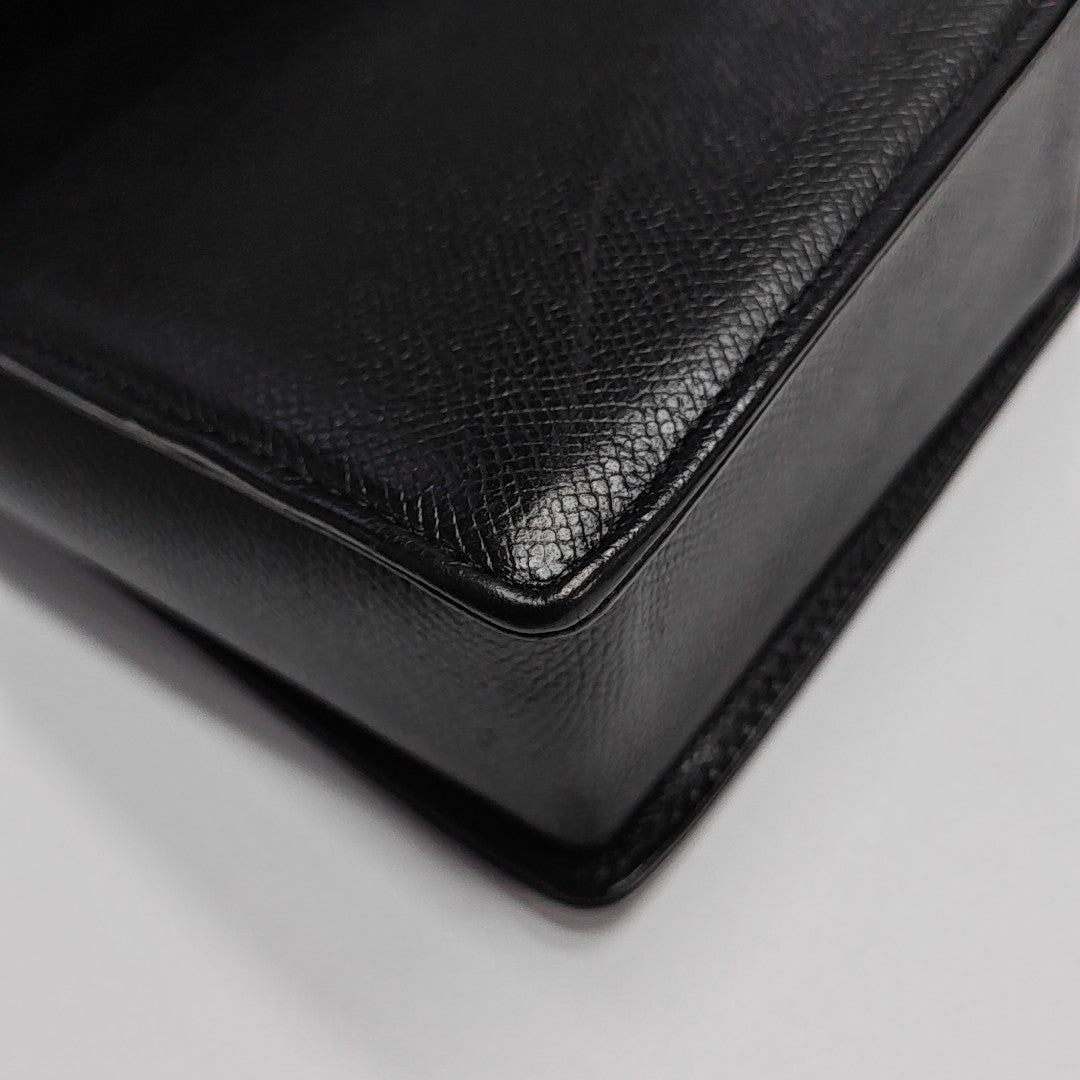 Calfskin Shoulder Bag Black
