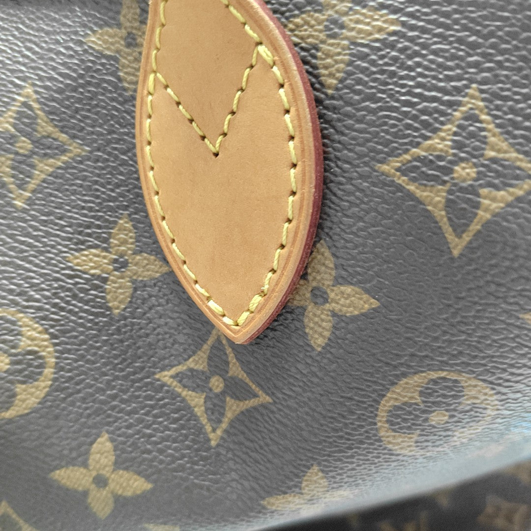 NEVERFULL GM Monogram Coated Canvas Brown