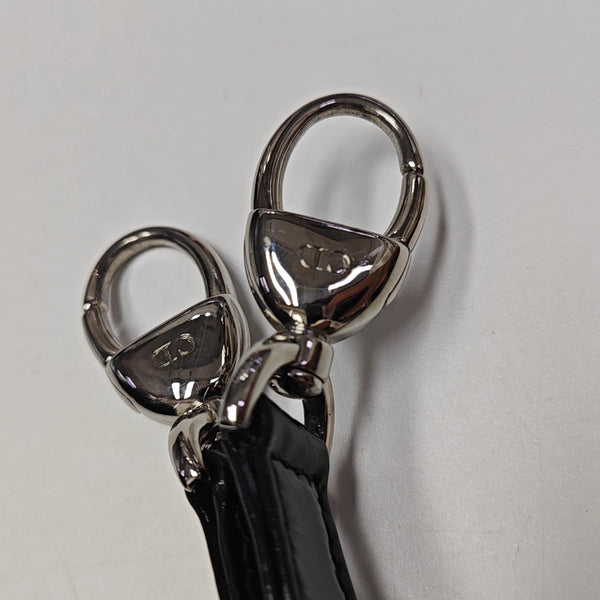 Lady Dior Medium Cannage Patent Leather Black