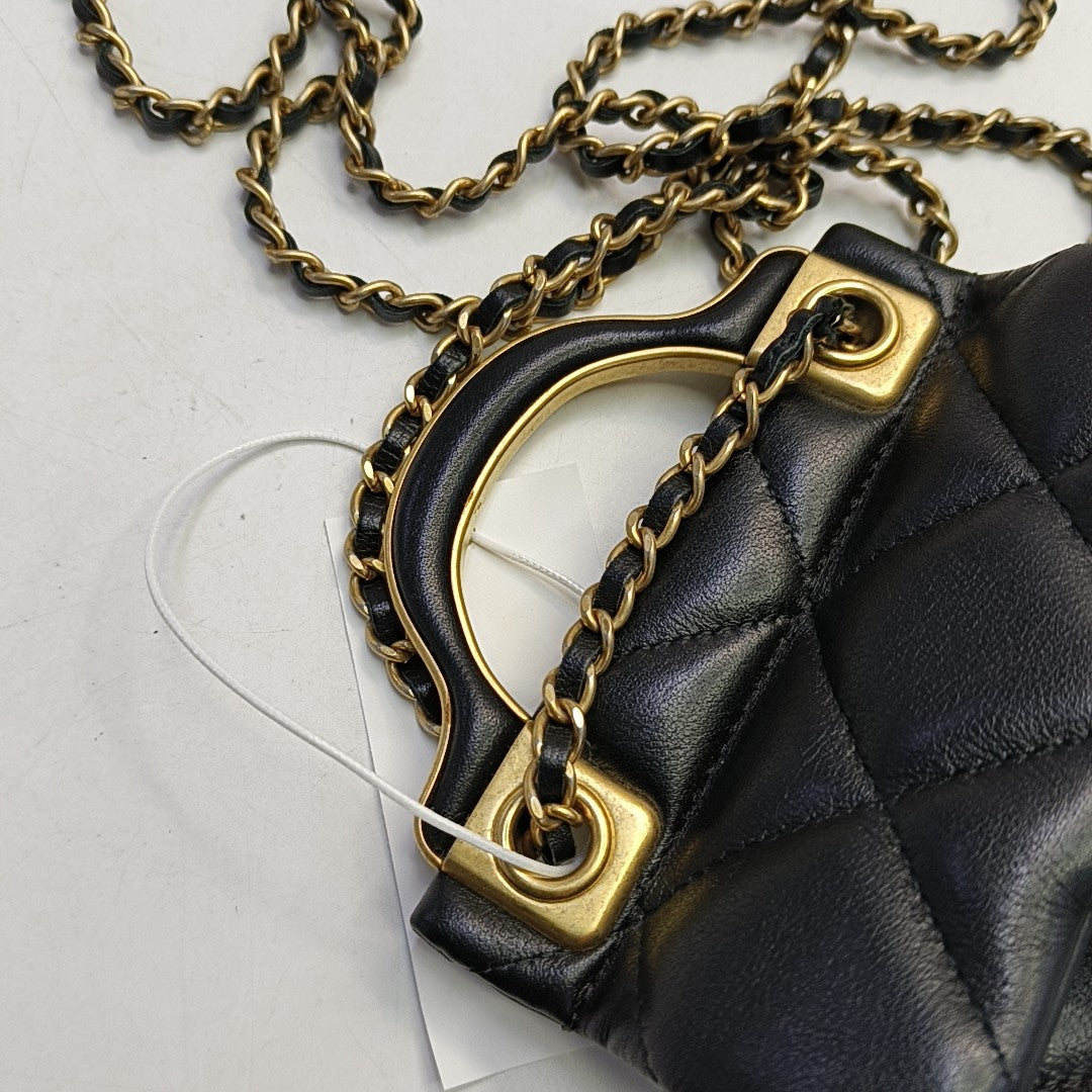Quilted Calfskin Black