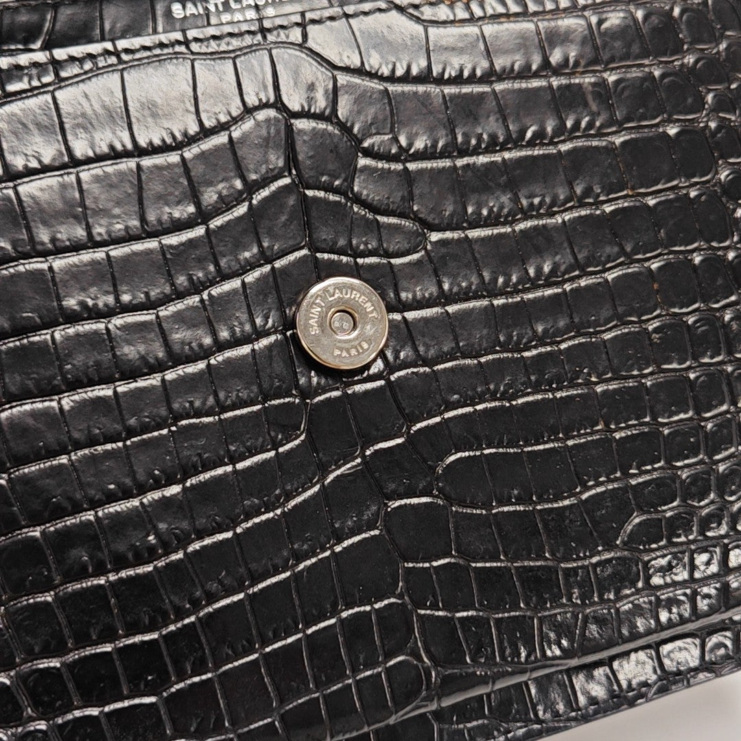 SUNSET Medium Calfskin Black