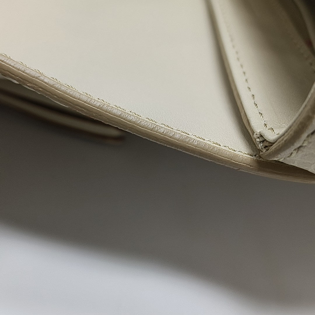 Calfskin Crossbody Bag Beige