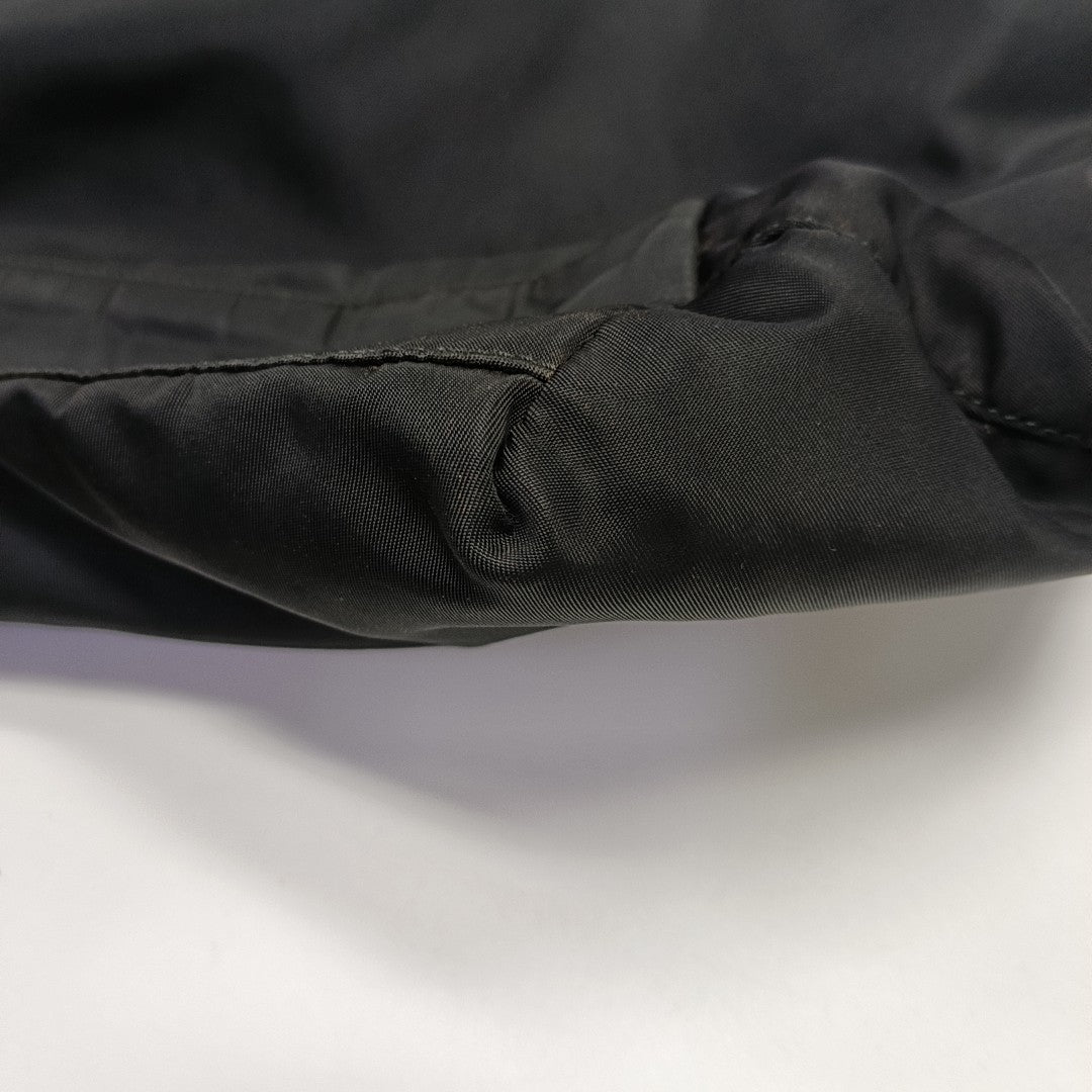 Nylon Shoulder Bag Black