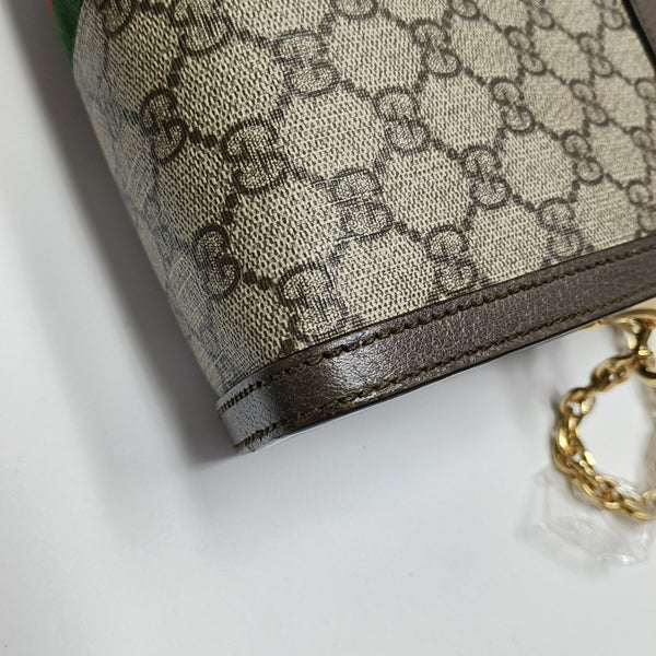 Ophidia Medium Monogram Coated Canvas Beige
