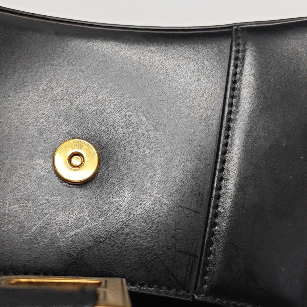 Hourglass XS Calfskin Black