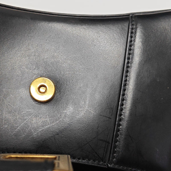 Hourglass XS Calfskin Black
