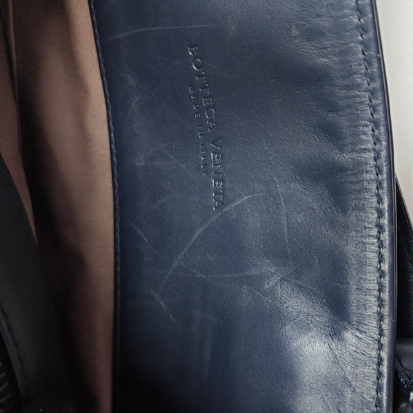 Calfskin Shoulder Bag Blue