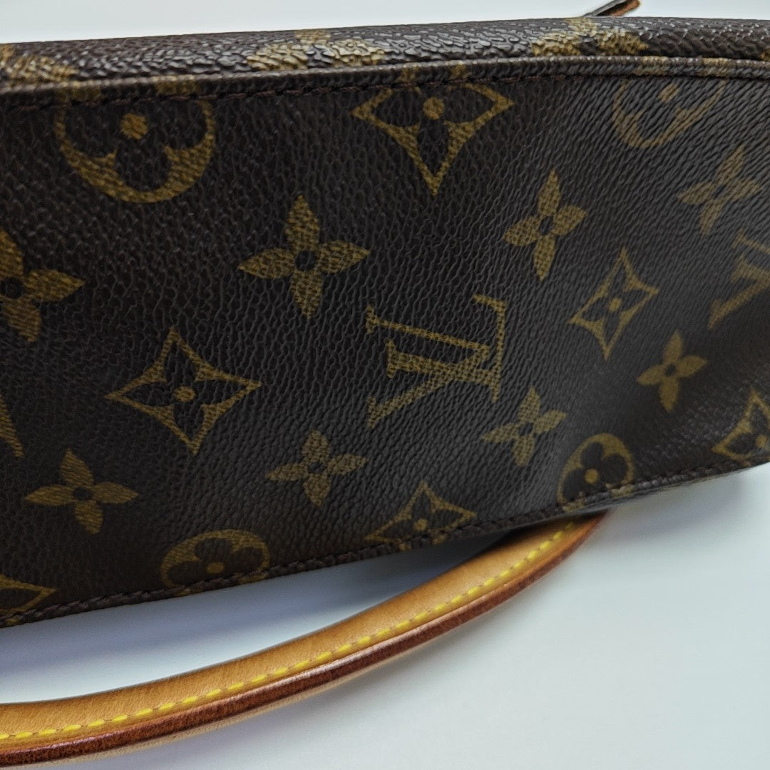 LOOPING PM Monogram Coated Canvas Brown