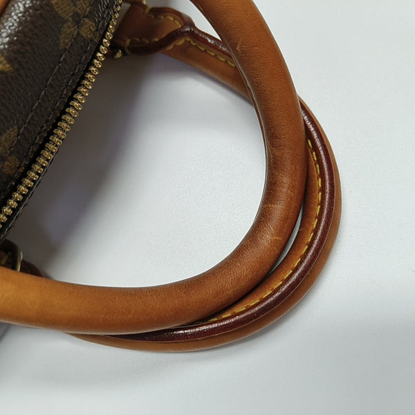 DEAUVILLE Monogram Coated Canvas Brown