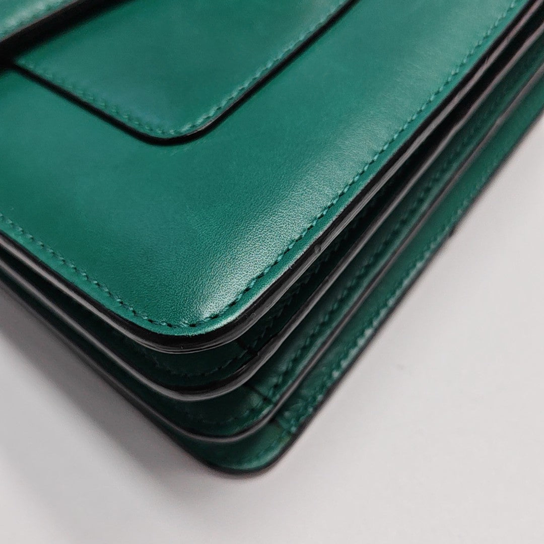 SERPENTI FOREVER Calfskin Green