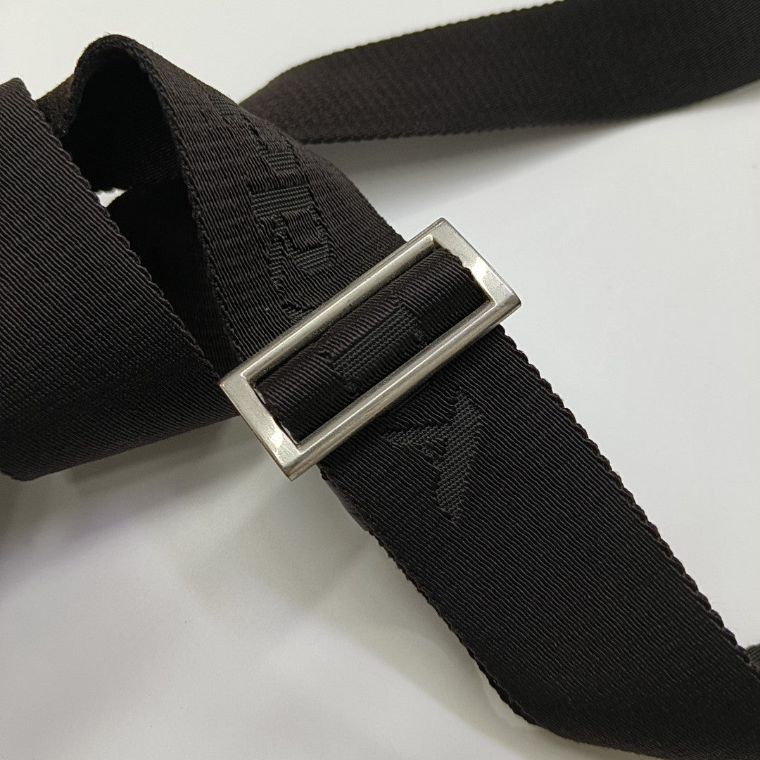 Nylon Shoulder Bag Black